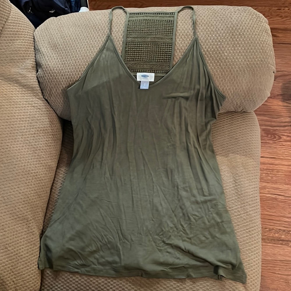 Green tank top
